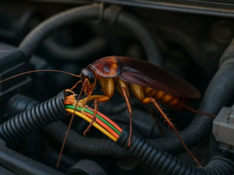 أضرار الحشرات على الأسلاك الداخلية للسيارة قد تسبب مشاكل كهربائية خطيرة