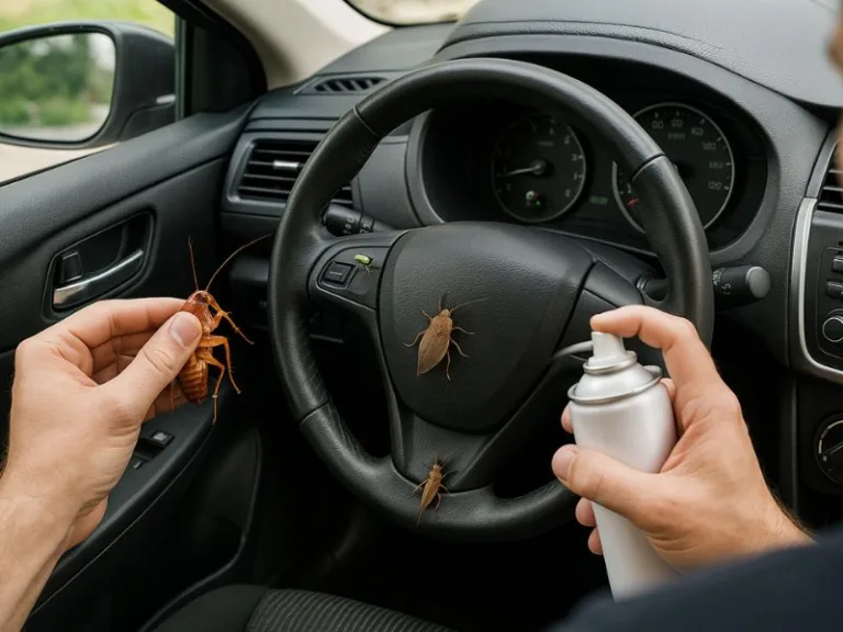 أنواع الحشرات التي تدخل السيارات وطرق التعامل معها داخل المركبة