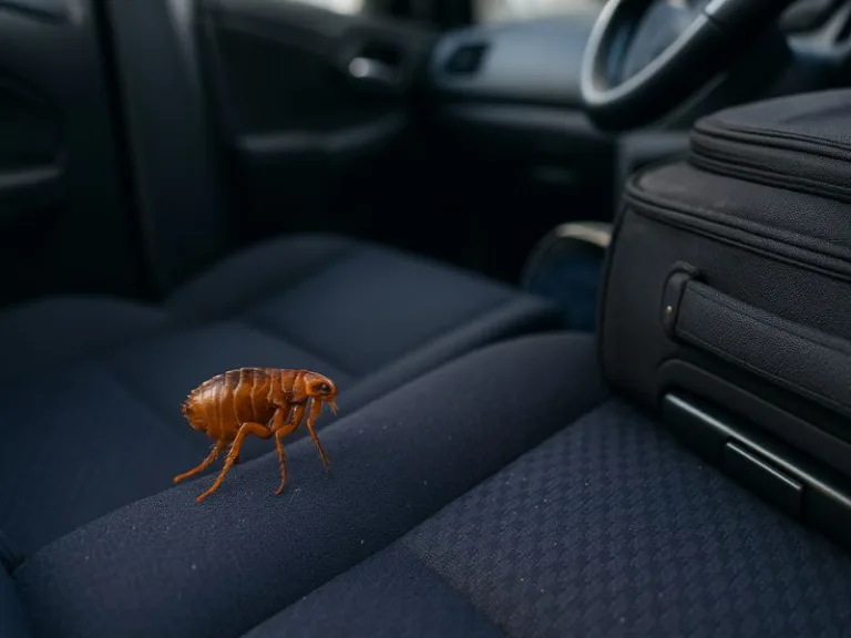 هل يمكن أن تعيش البراغيث داخل السيارات أو الحقائب في ظروف معينة