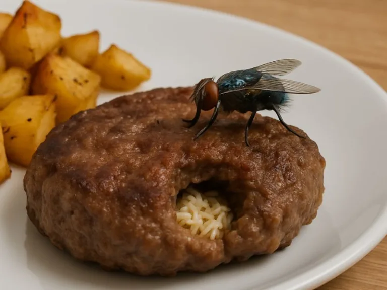 هل الذباب يضع البيض داخل الطعام المكشوف ويؤثر على سلامته