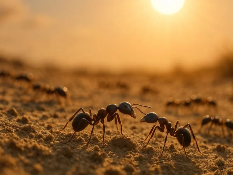 زيادة نشاط النمل في الطقس الحار