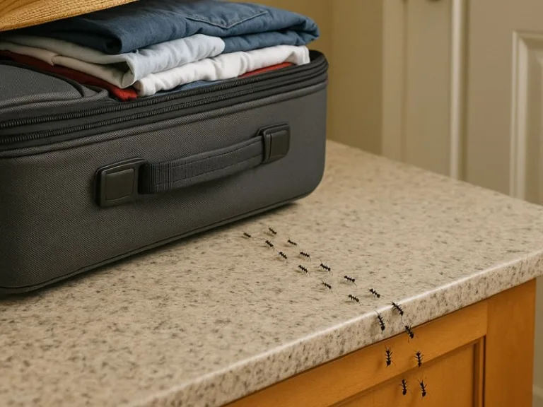 طرق حماية المنزل من النمل أثناء السفر لفترات طويلة بدون استخدام مبيدات