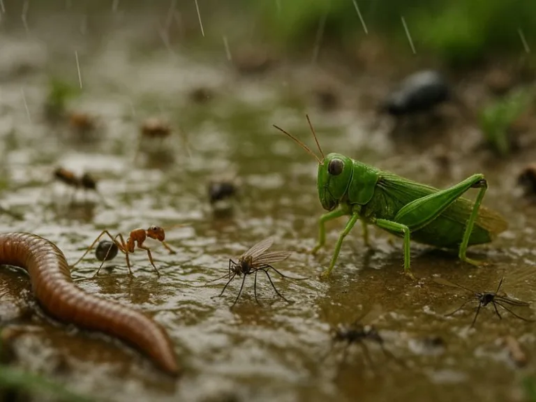 زيادة ظهور الحشرات بعد الأمطار يعود لتغير الظروف البيئية وتكاثرها في الأجواء الرطبة